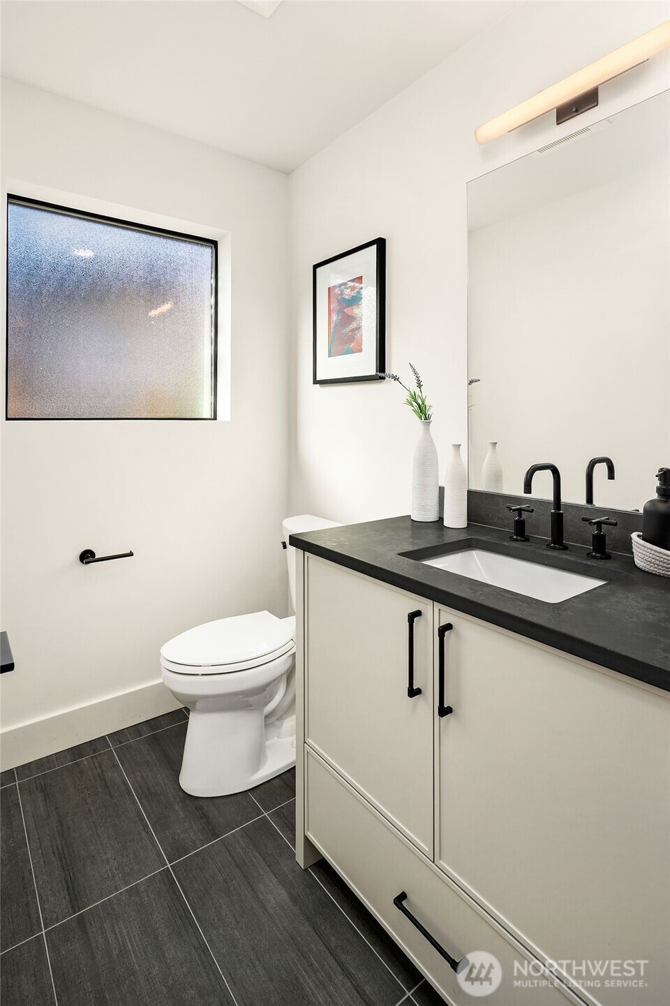 Bathroom on lower level