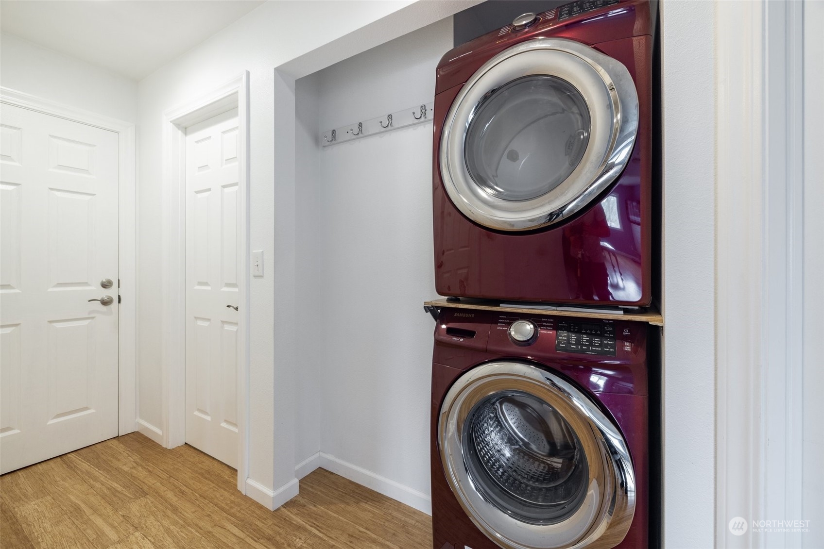 First floor apartment laundry room