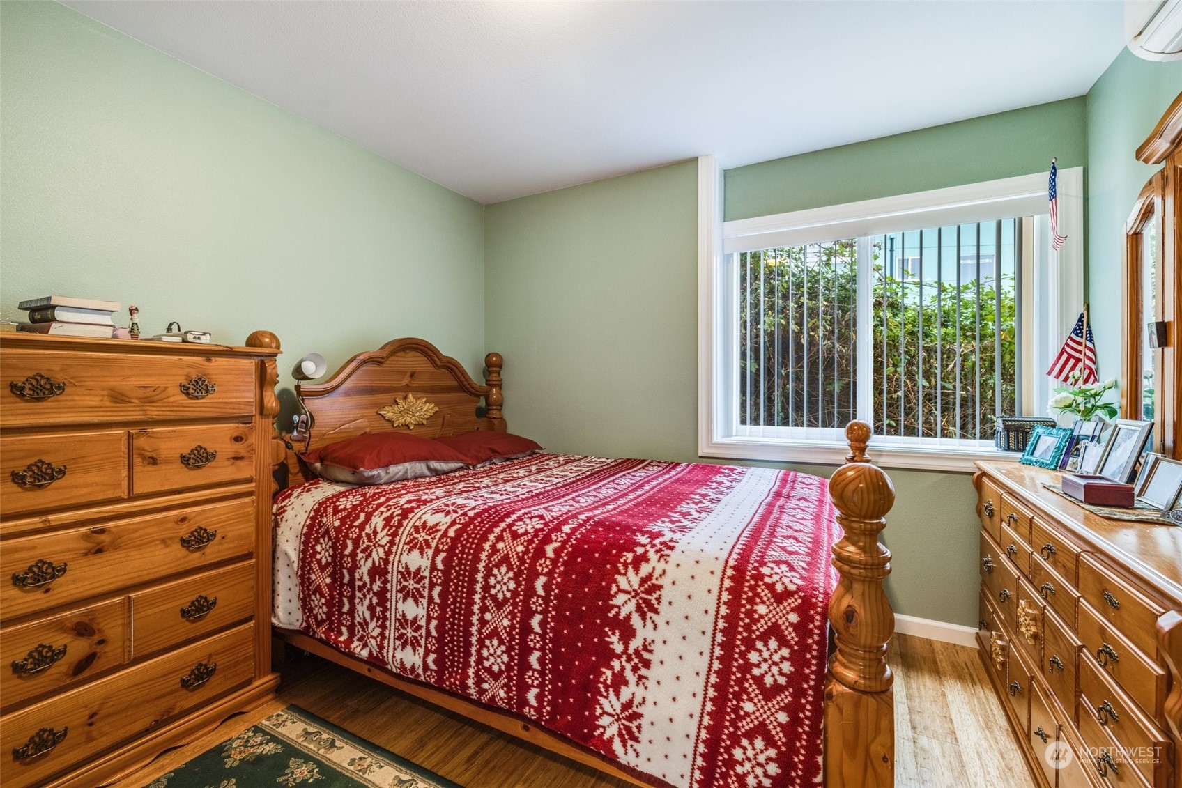 First floor apartment bedroom