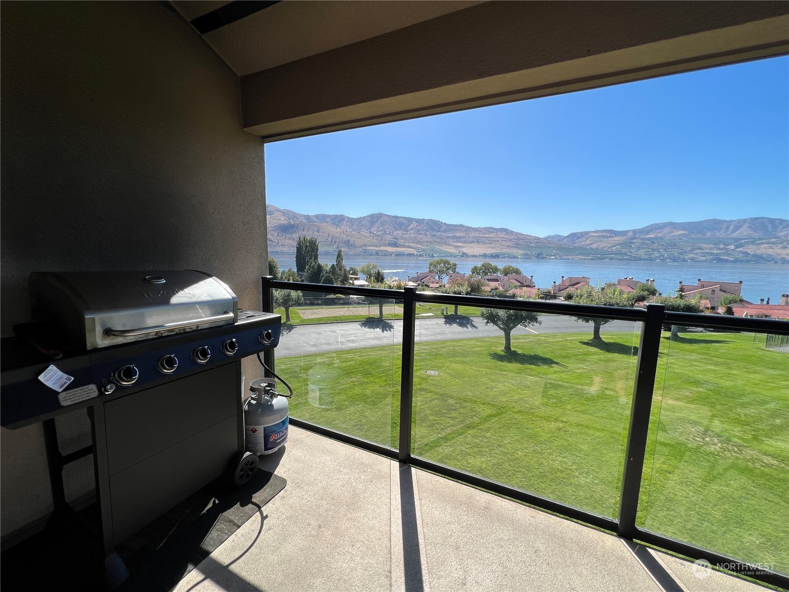 Gas BBQ on Balcony