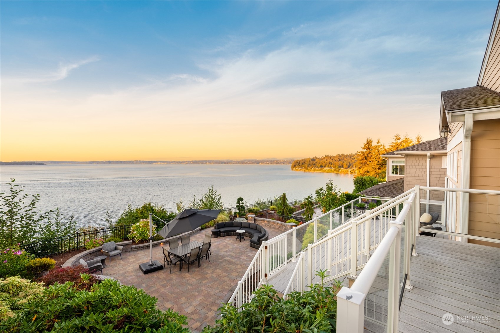 Enjoy the wrap-around private deck with breathtaking views, perfect for relaxing and entertaining