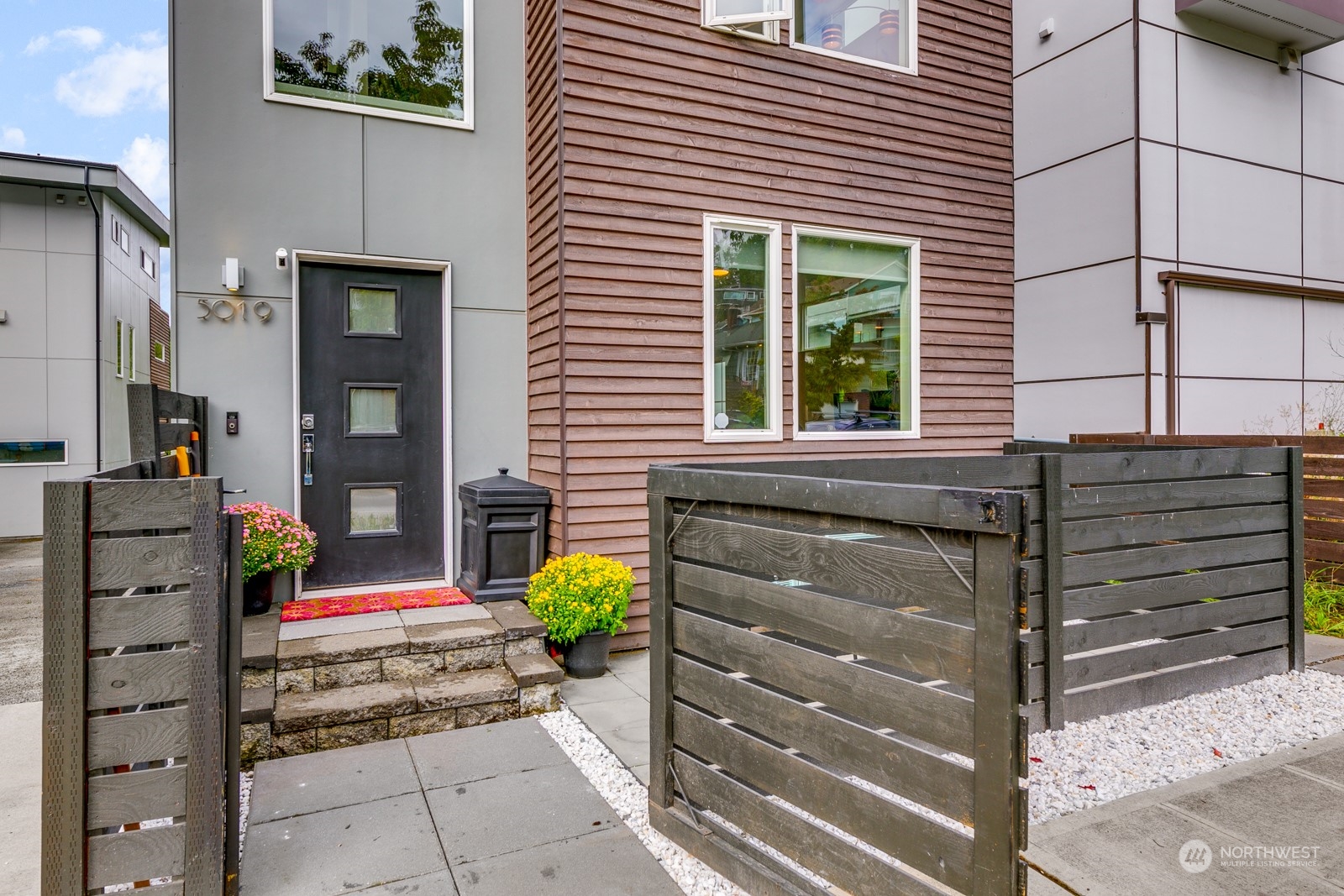 Fenced Front Yard with Patio