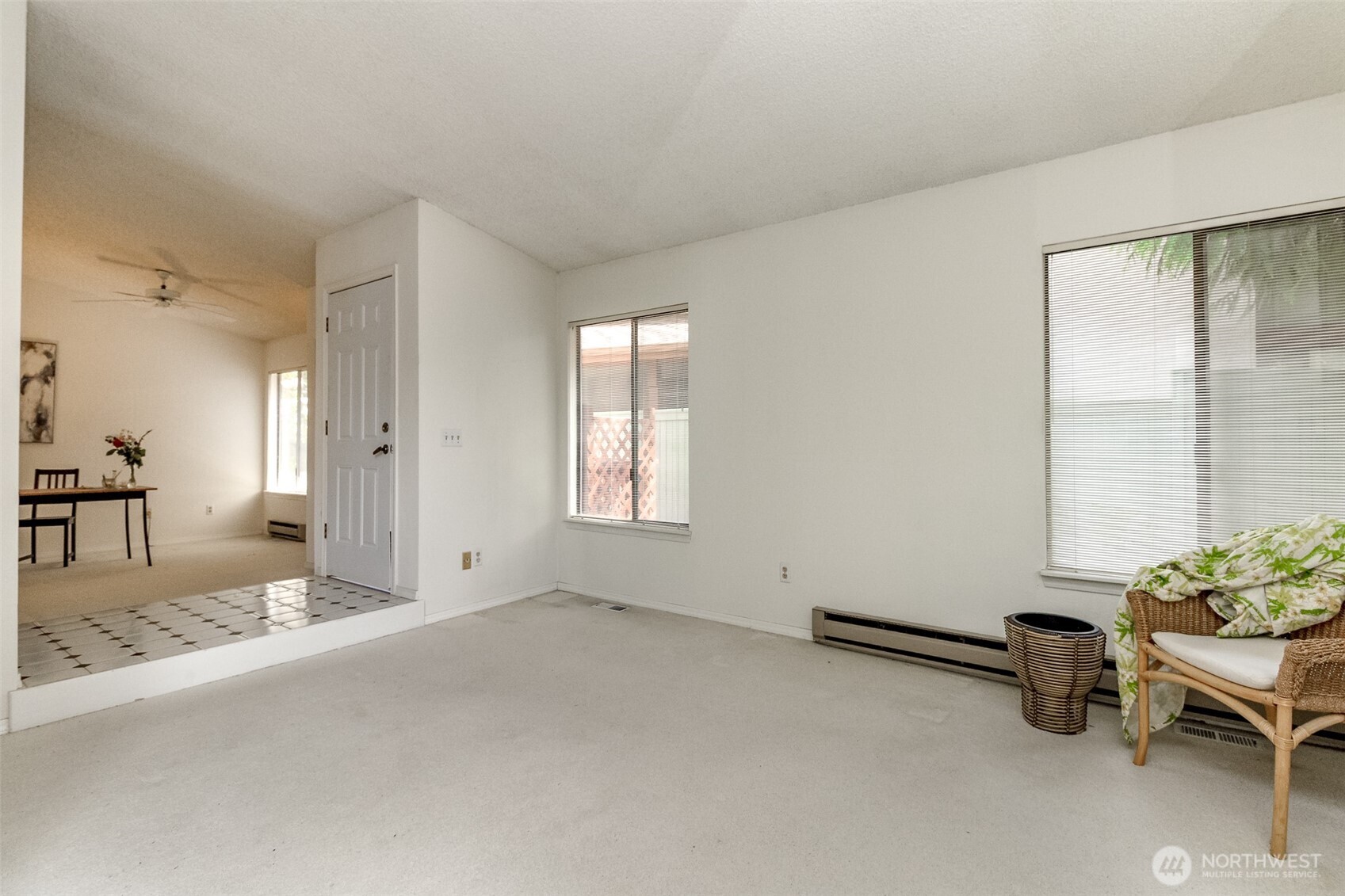 Originally the third bedroom, this is used as a large office and used to be the piano room.