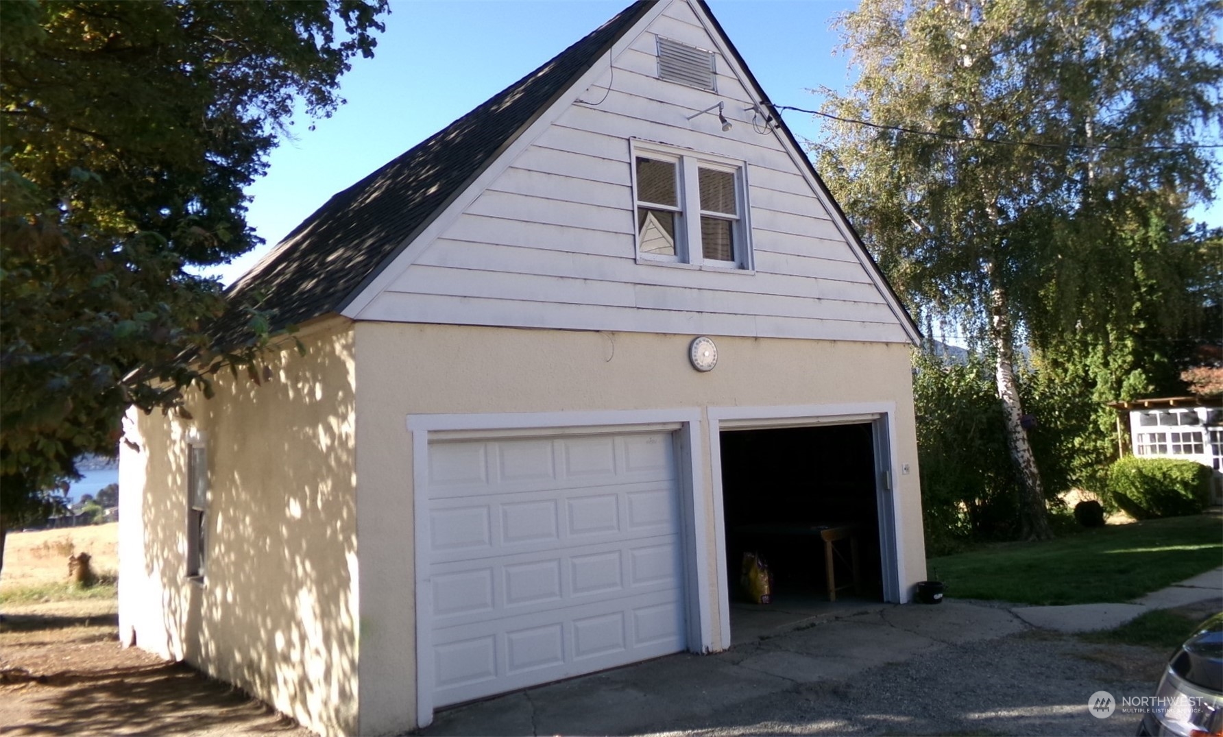 Two Car garage, ADU above.