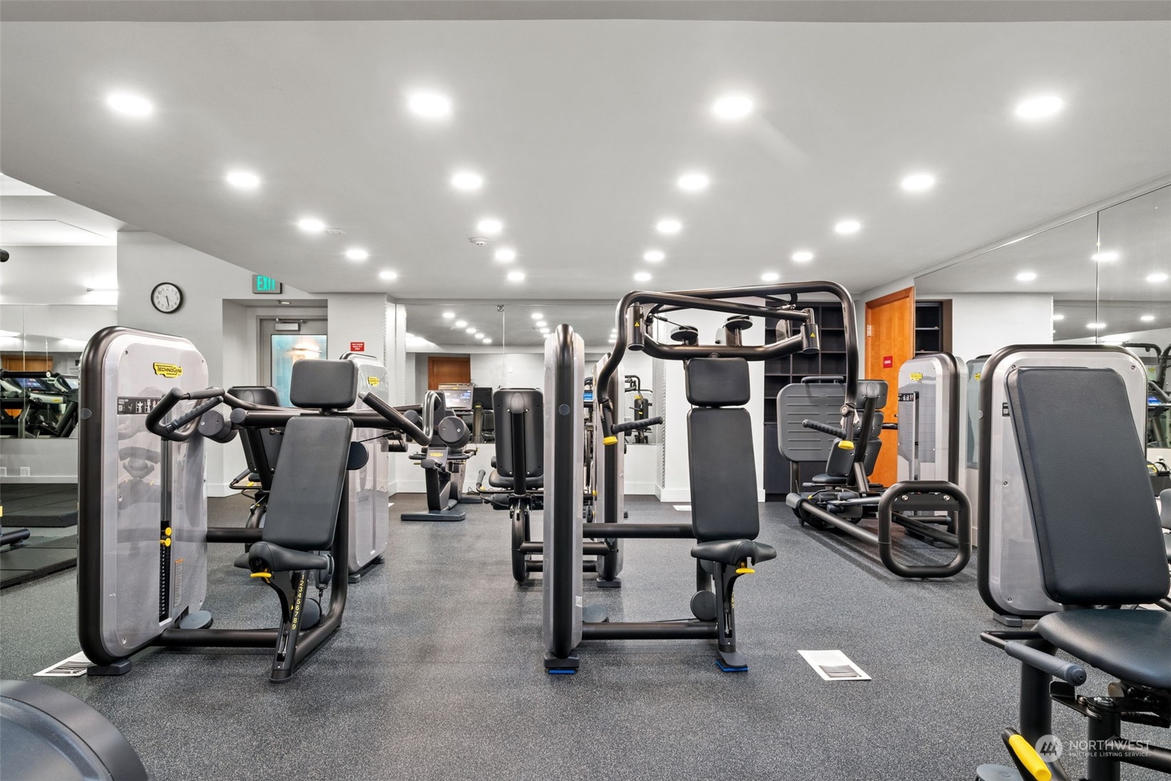 Fitness center.