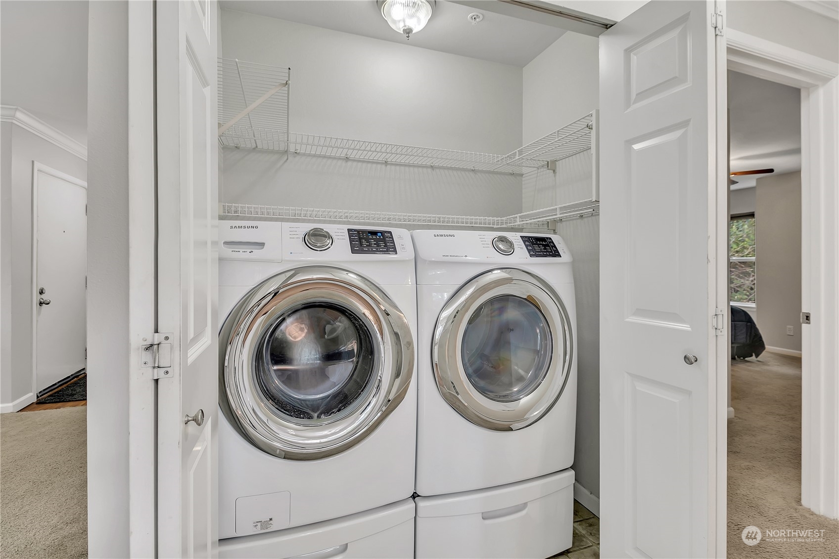 New washer and dryer.