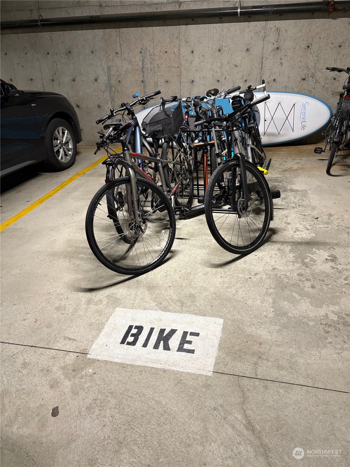 Dedicated bike space