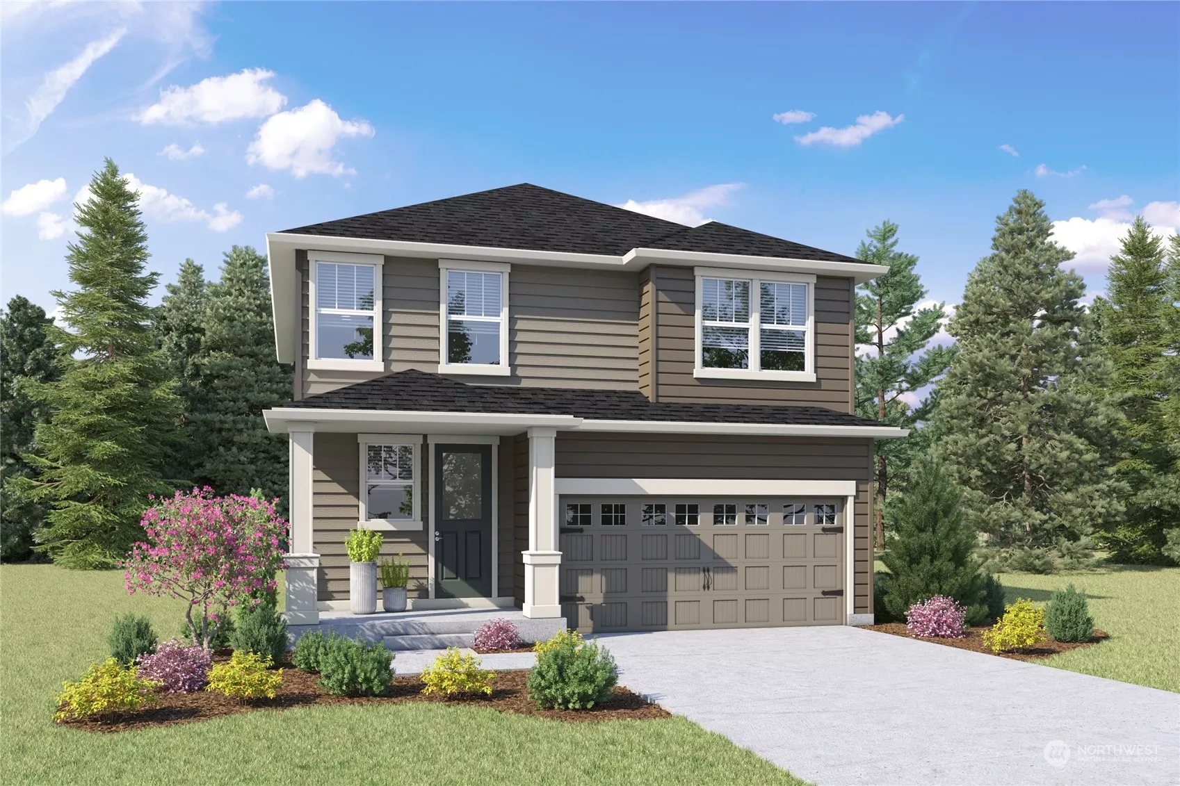 Welcome to highly anticipated New Hemlock plan with 4 bed+Bonus Room, 3.5 Bath, 2 Car garage, 2,875SqFt Basement Home. Colors and options may vary.