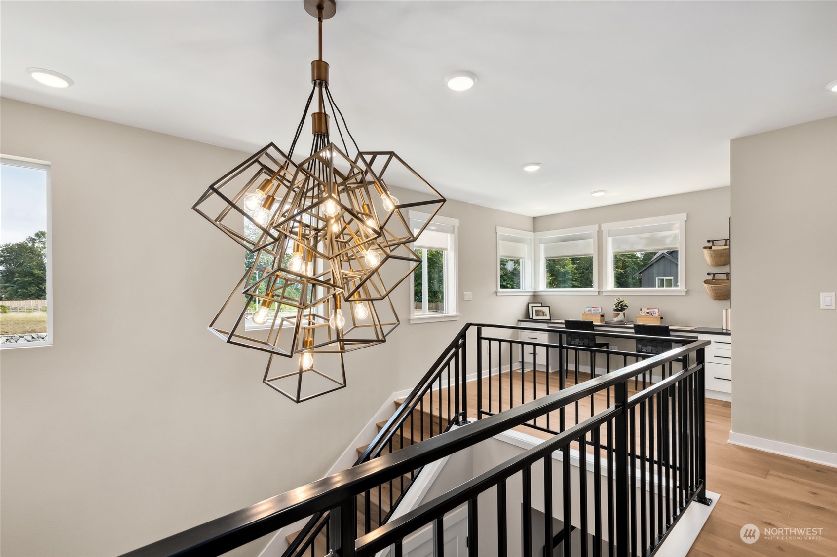 Beautiful Light fixture in open space!