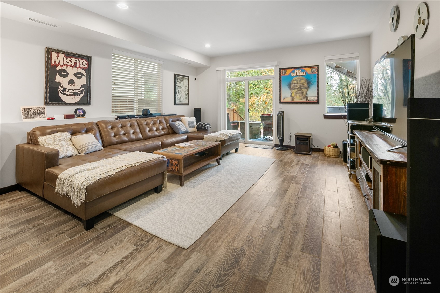 Recreation room on the lower level