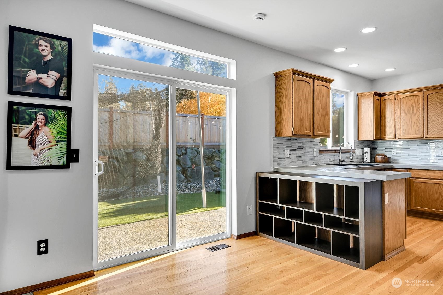 Eat in kitchen with walk out onto patio