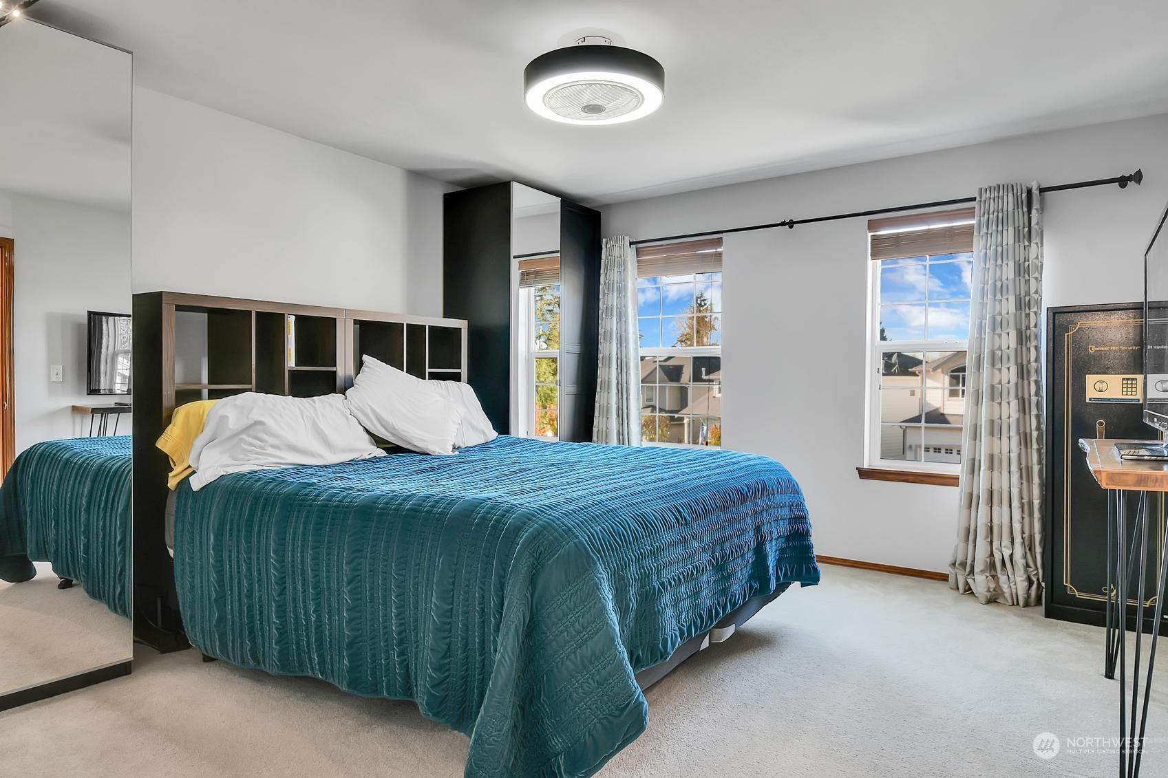 Primary Bedroom with master ensuite bath and walk-in closet