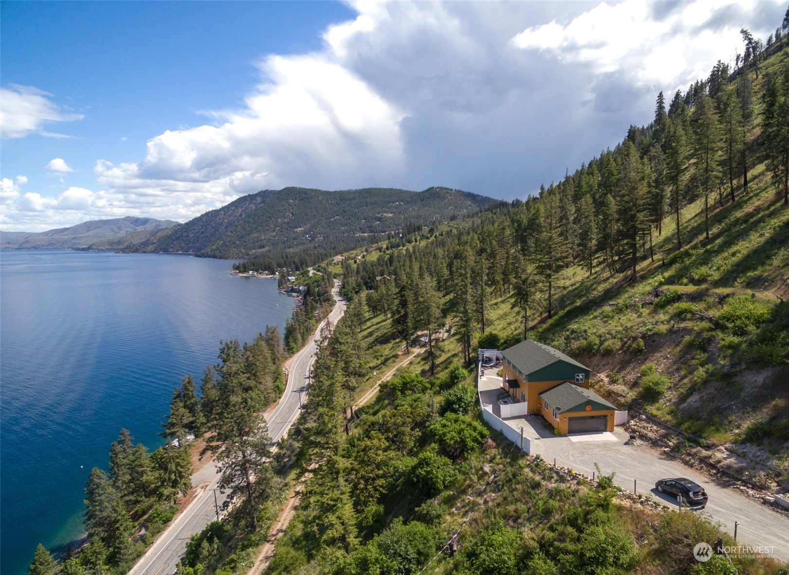 View towards state park