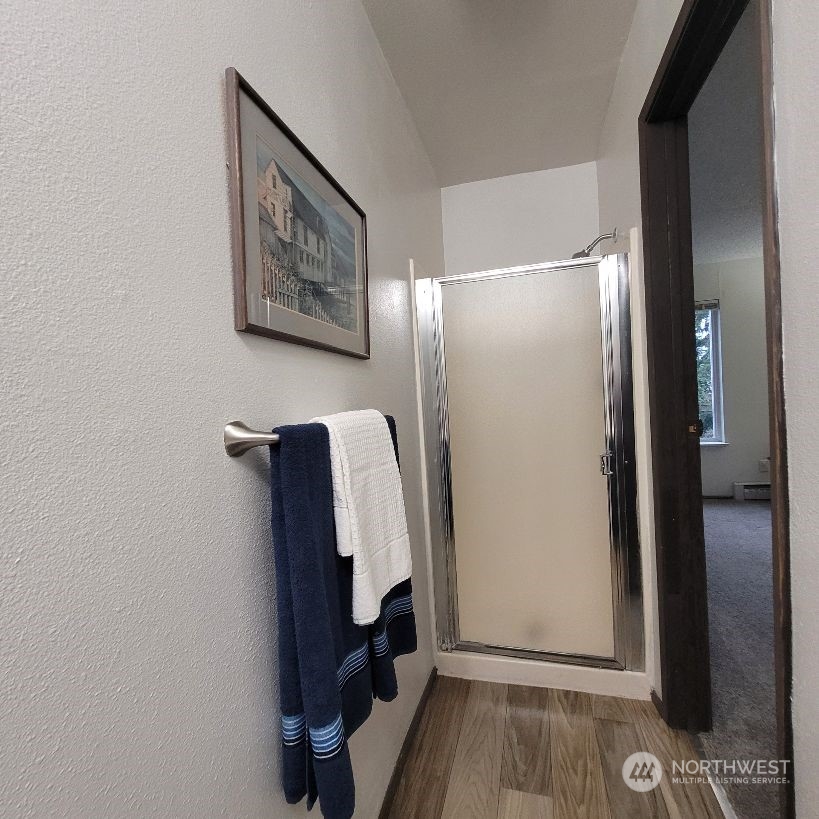 Primary ensuite bathroom with shower