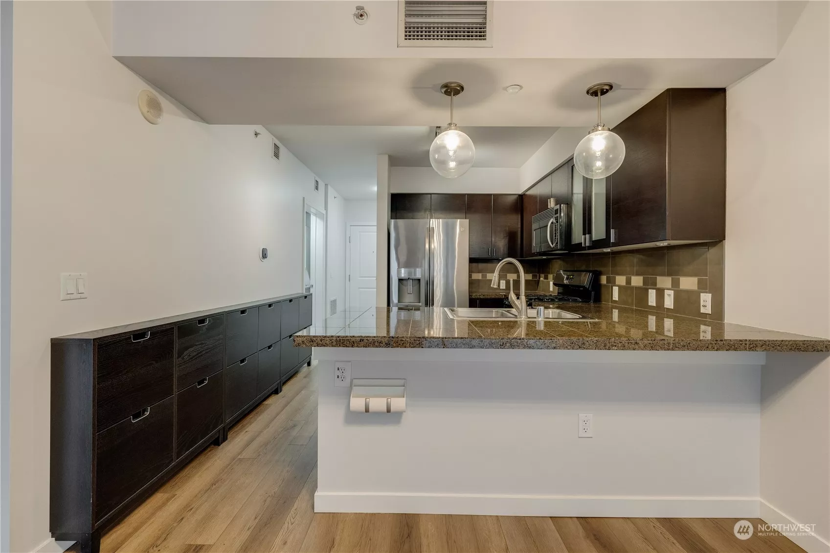 Updated with custom storage, flooring and fixtures.
