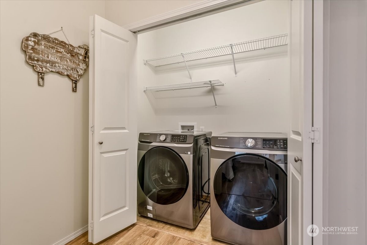 Roomy Laundry Closet!