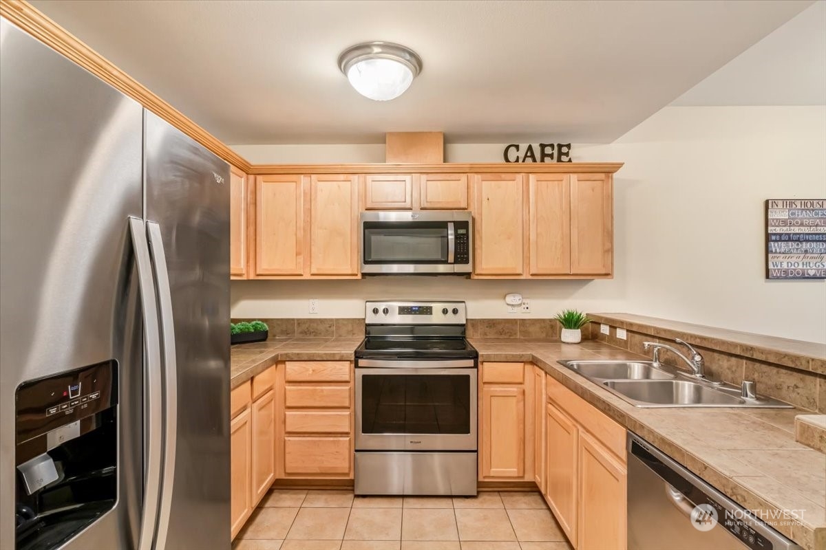 Built in Microwave above your glass cooktop.