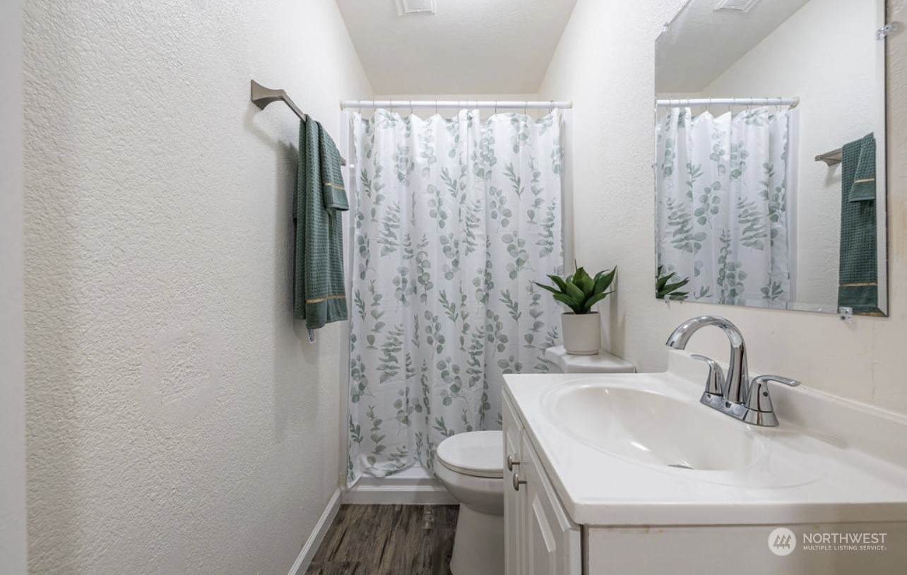 Shower in the lower- level downstairs