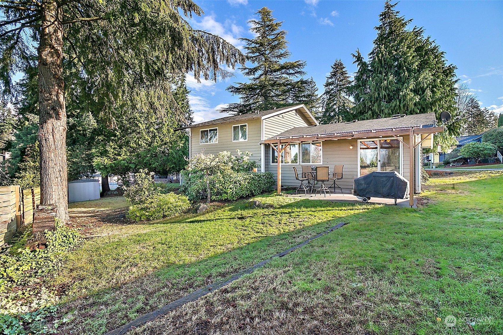 Large spacious yard.