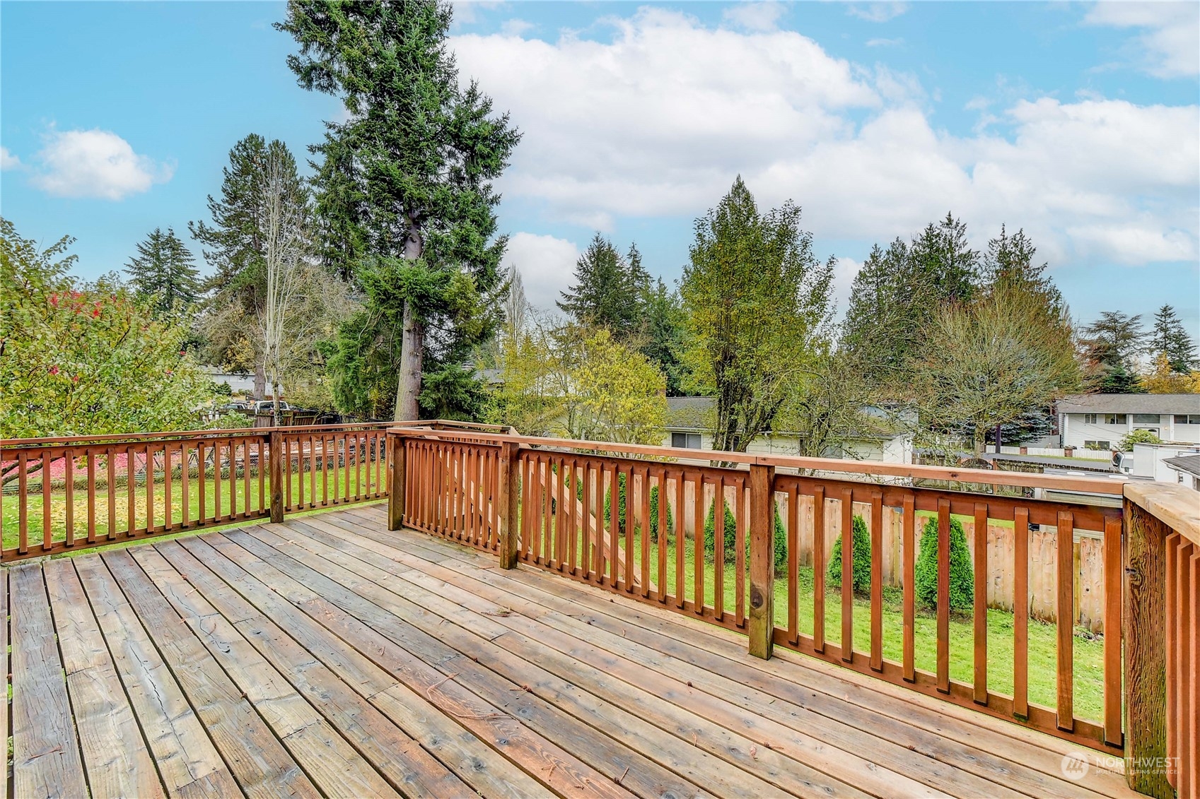 Deck off kitchen up