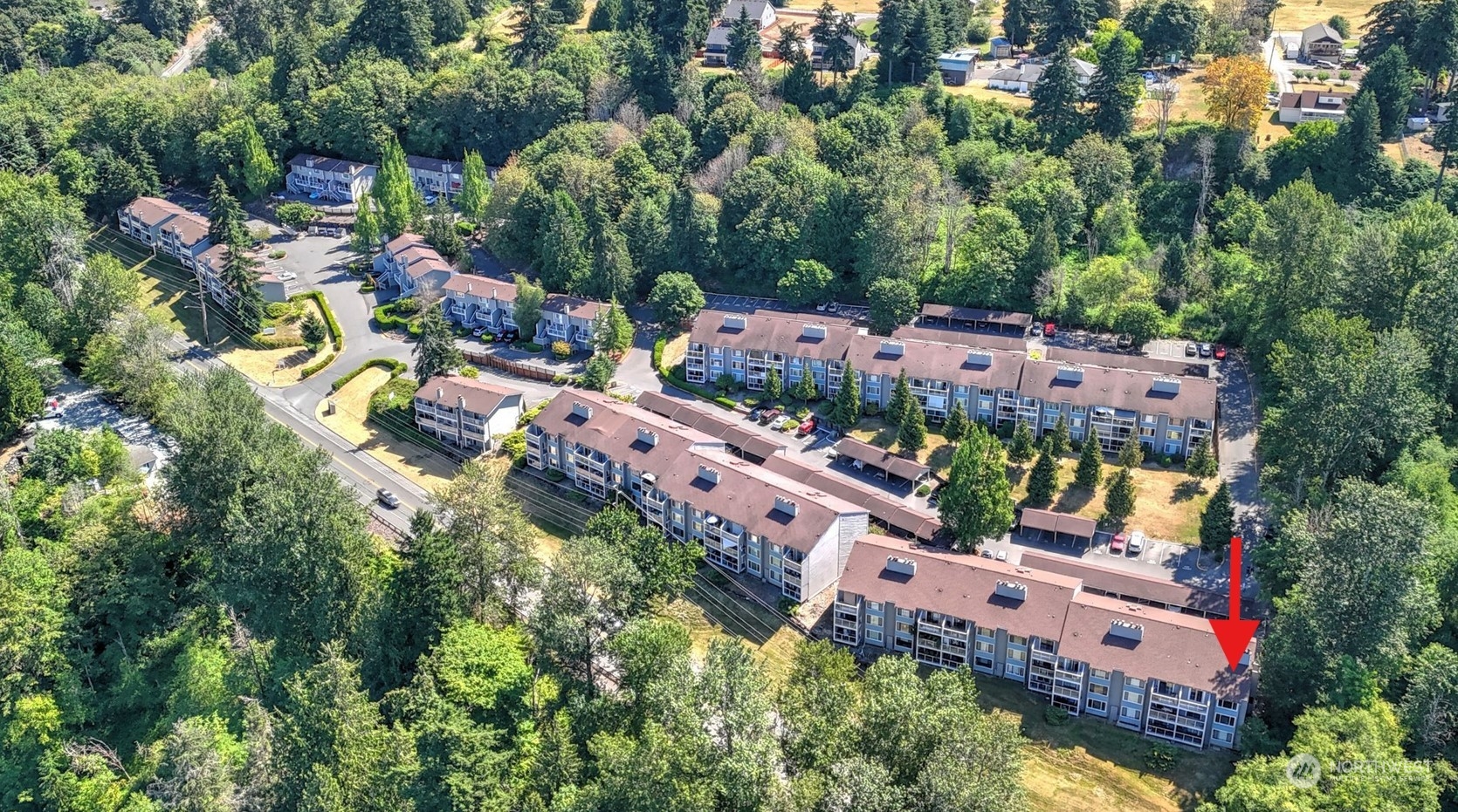 Another view of this amazing 2nd floor unit situated at the end of the community.