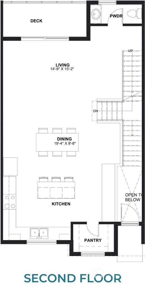 Second Level Floor Plan