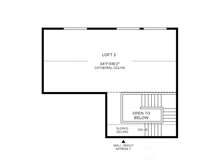 Floor plan layout used for illustrative purposes only. All designs, orientations, measurements, features, and available options will vary.