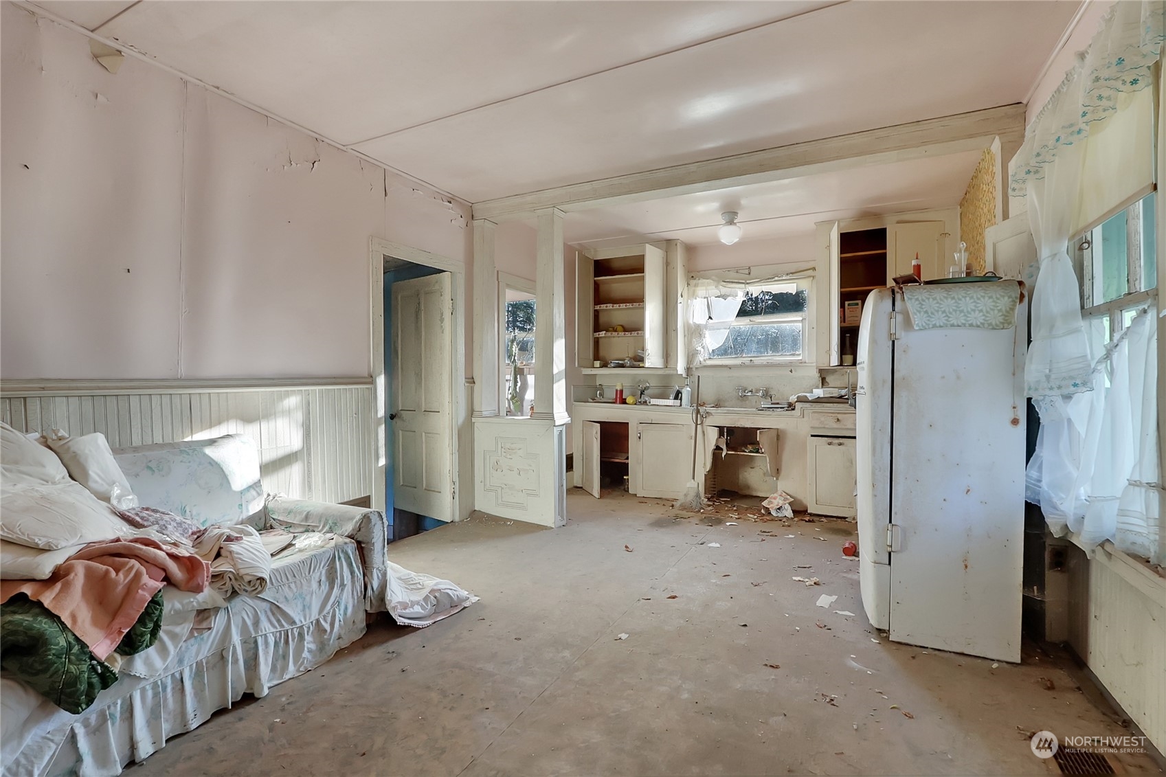Dining Room and Kitchen.