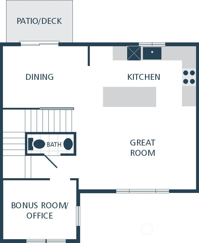 IMAAGE IS A RENDERING Photographs are for illustrative purposes only. Features, finishes, interior/exterior colors, landscaping and floorplan shown may vary from actual homes built