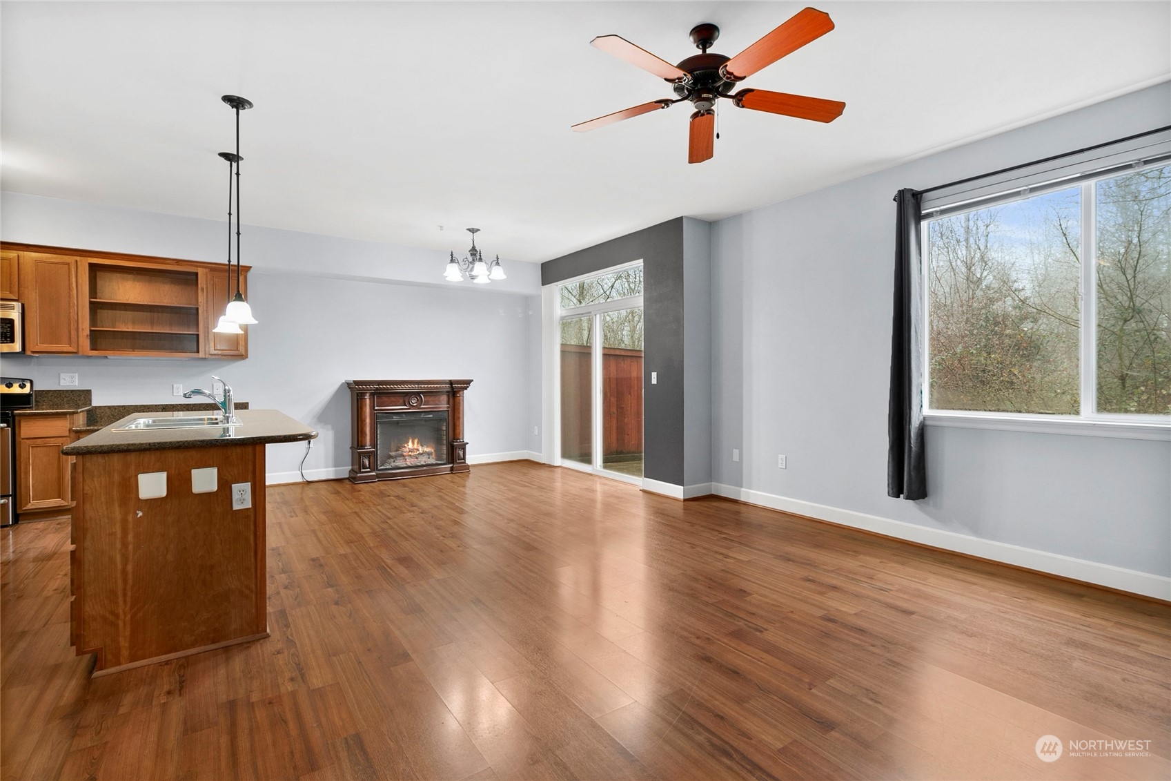 Beautiful Flooring downstairs.