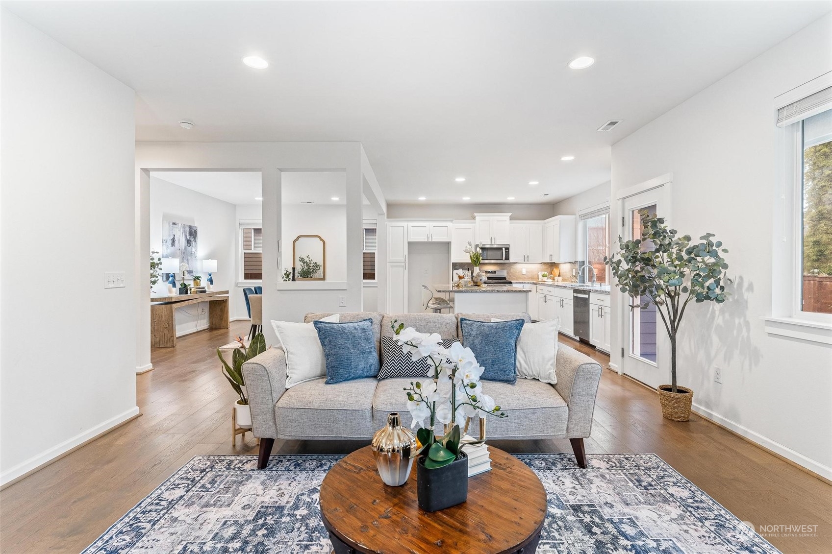 Living Room w/ Fire Place