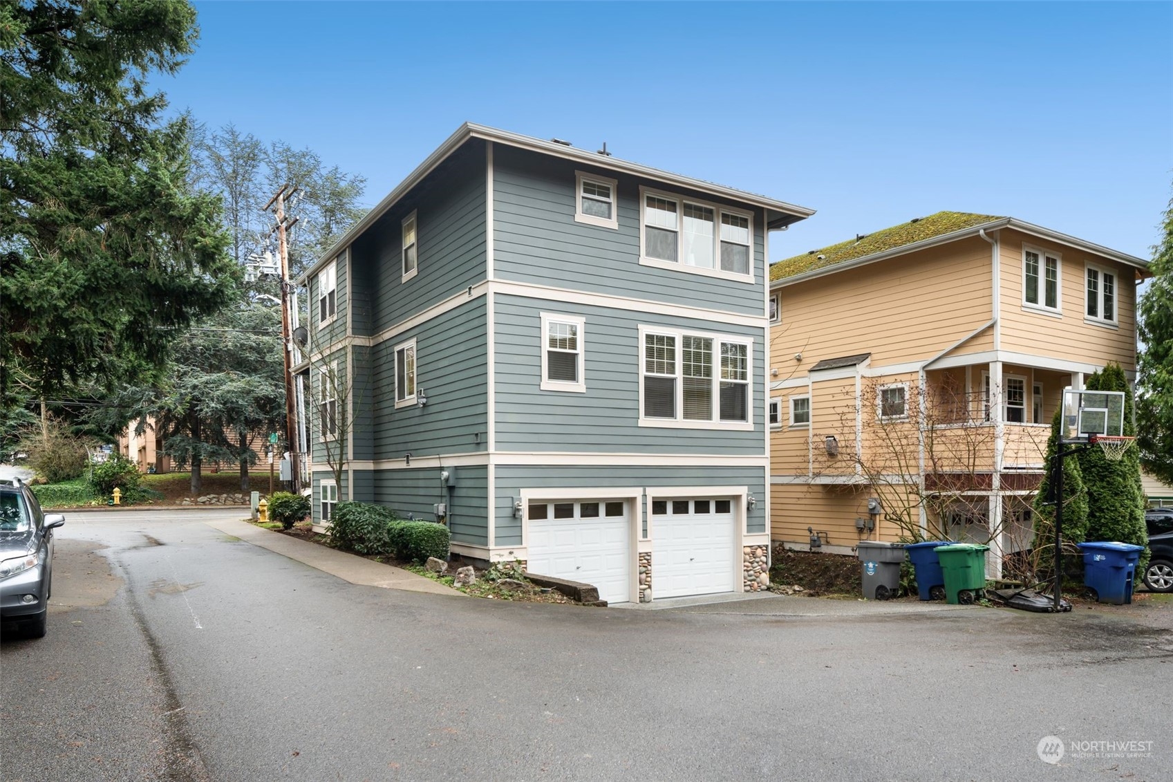 Quiet neighborhood with well-kept homes.