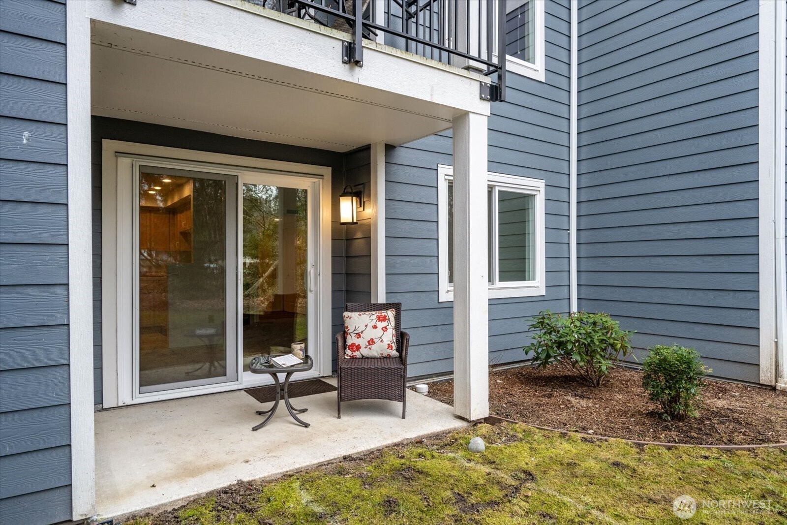 Additional outdoor locking storage closet for all your extra needs.