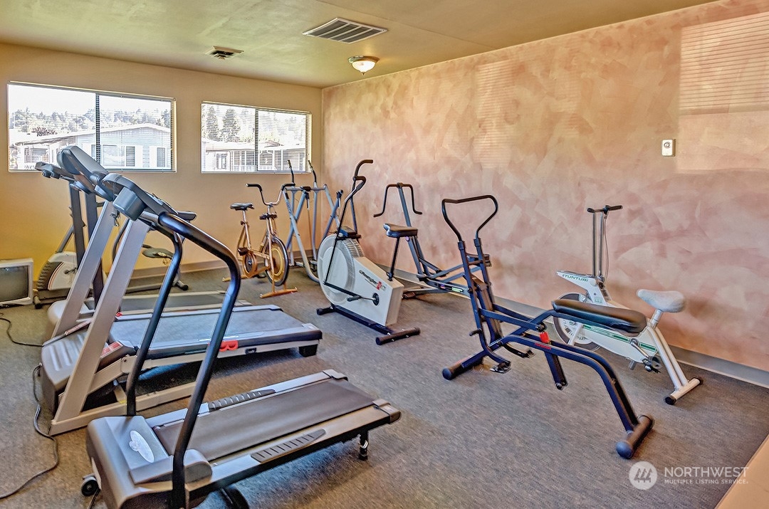 Clubhouse Exercise Room.