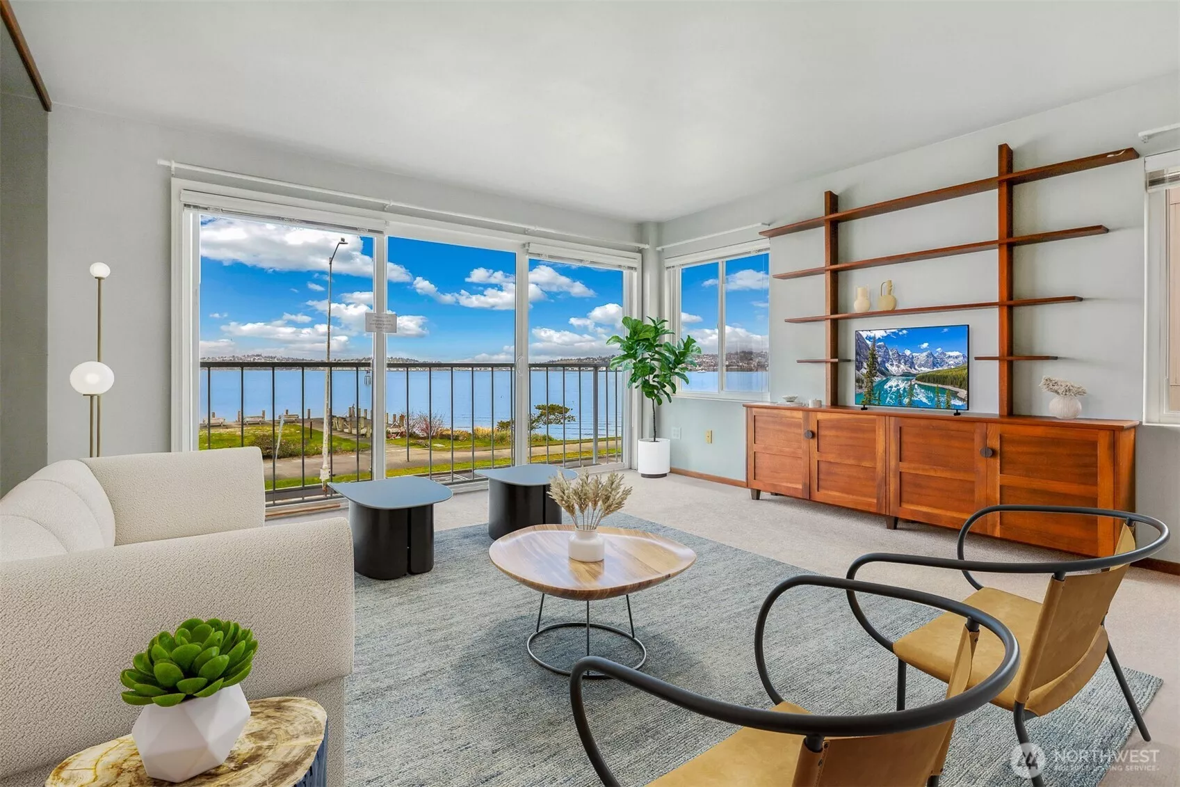 Virtual staging living room