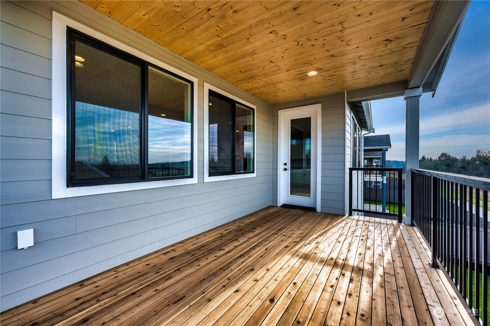 Large covered deck