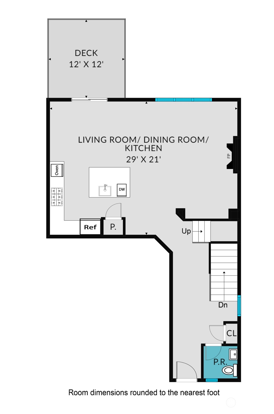 Main Level Floor Plan