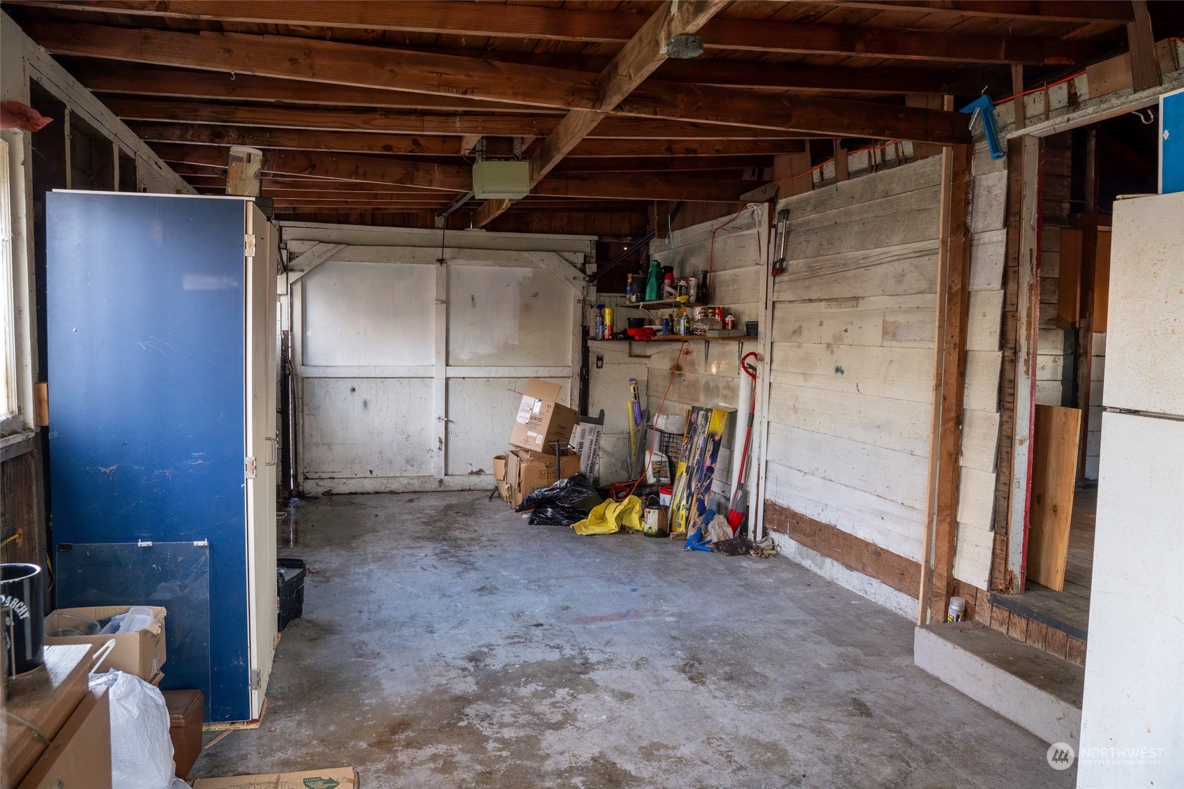 Inside the Garage.