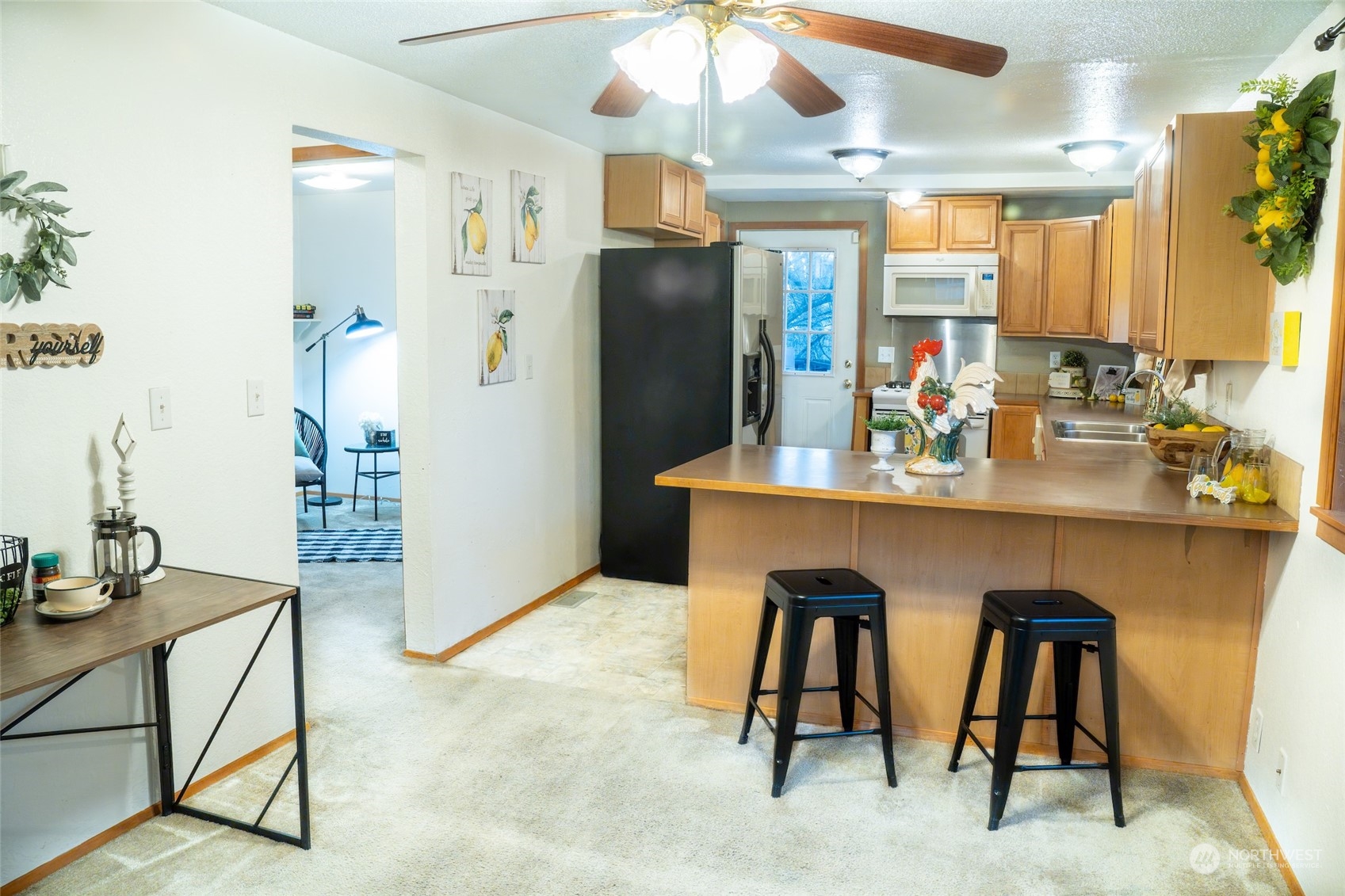 Dining Room and Kitchen off Living room. Nice open concept for entertaining