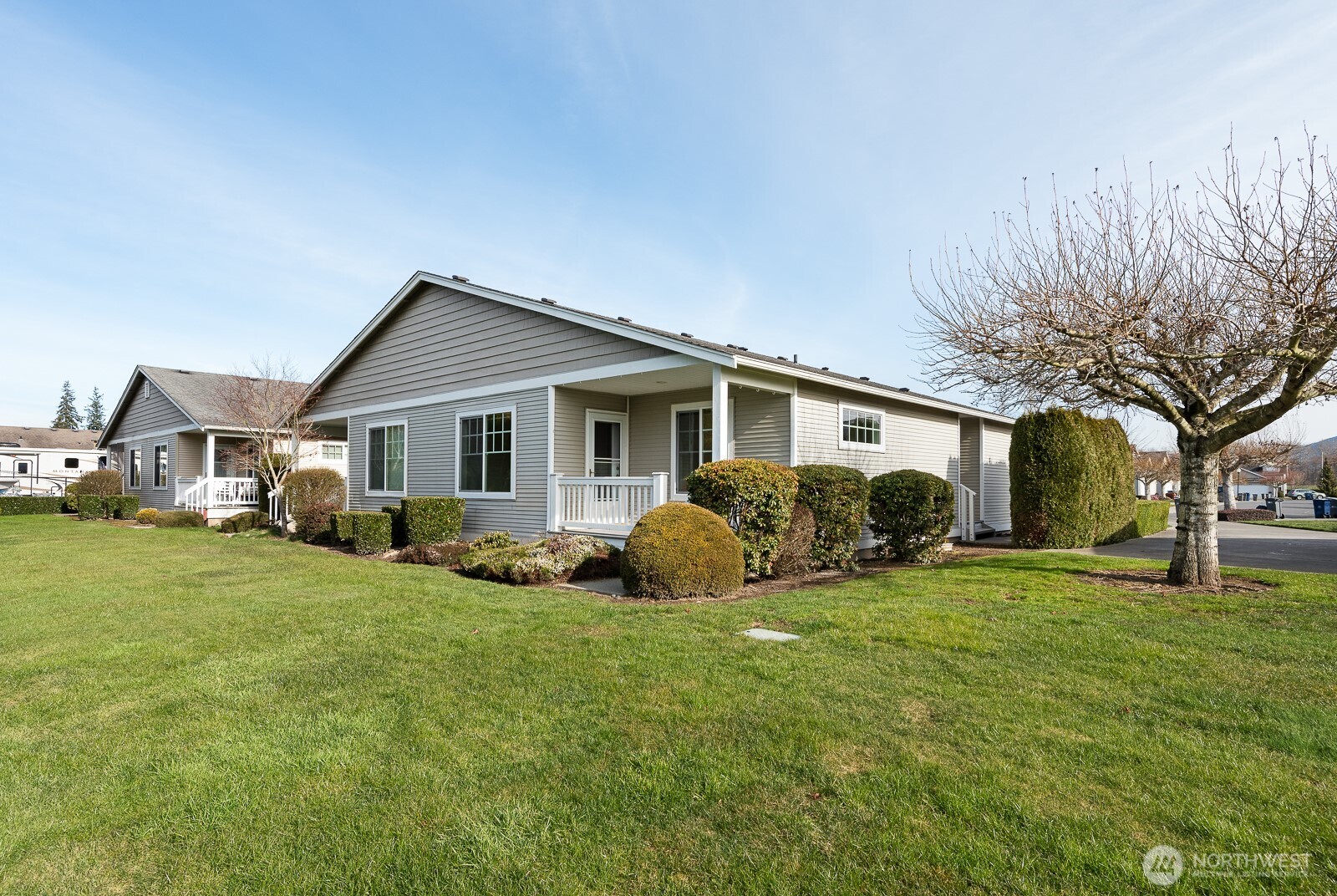 Enjoy nature as you unwind on your spacious, covered patio.