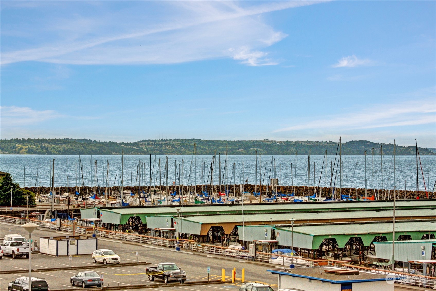 The marina!   A Staple in Des Moines!   The sailboats are so beautiful.