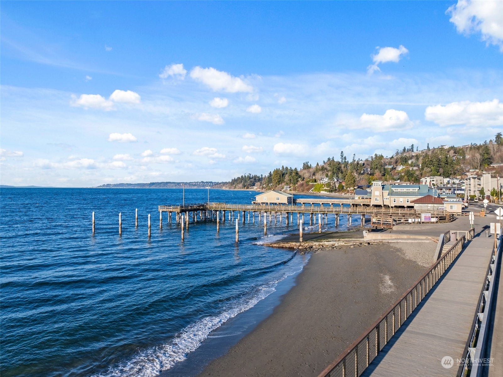 Redondo boardwalk looking towards the boat launch & MaST aquarium.