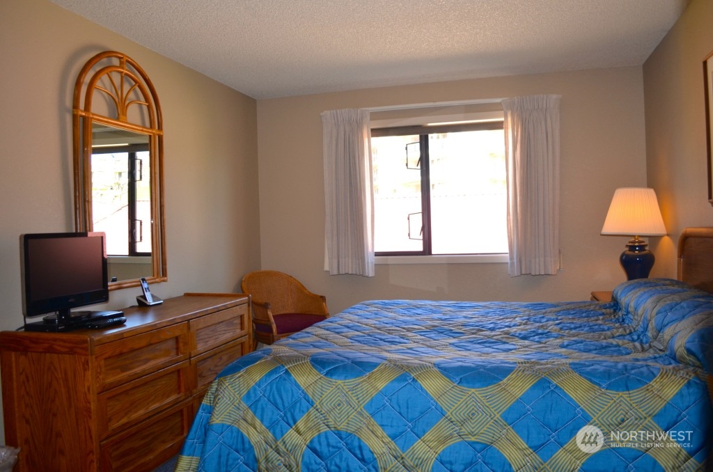 Spacious master bedroom.