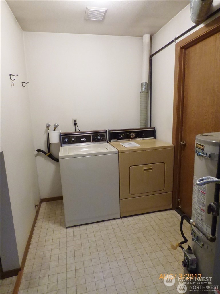 In home first floor laundry room.    Photo from 2017 rental listing.