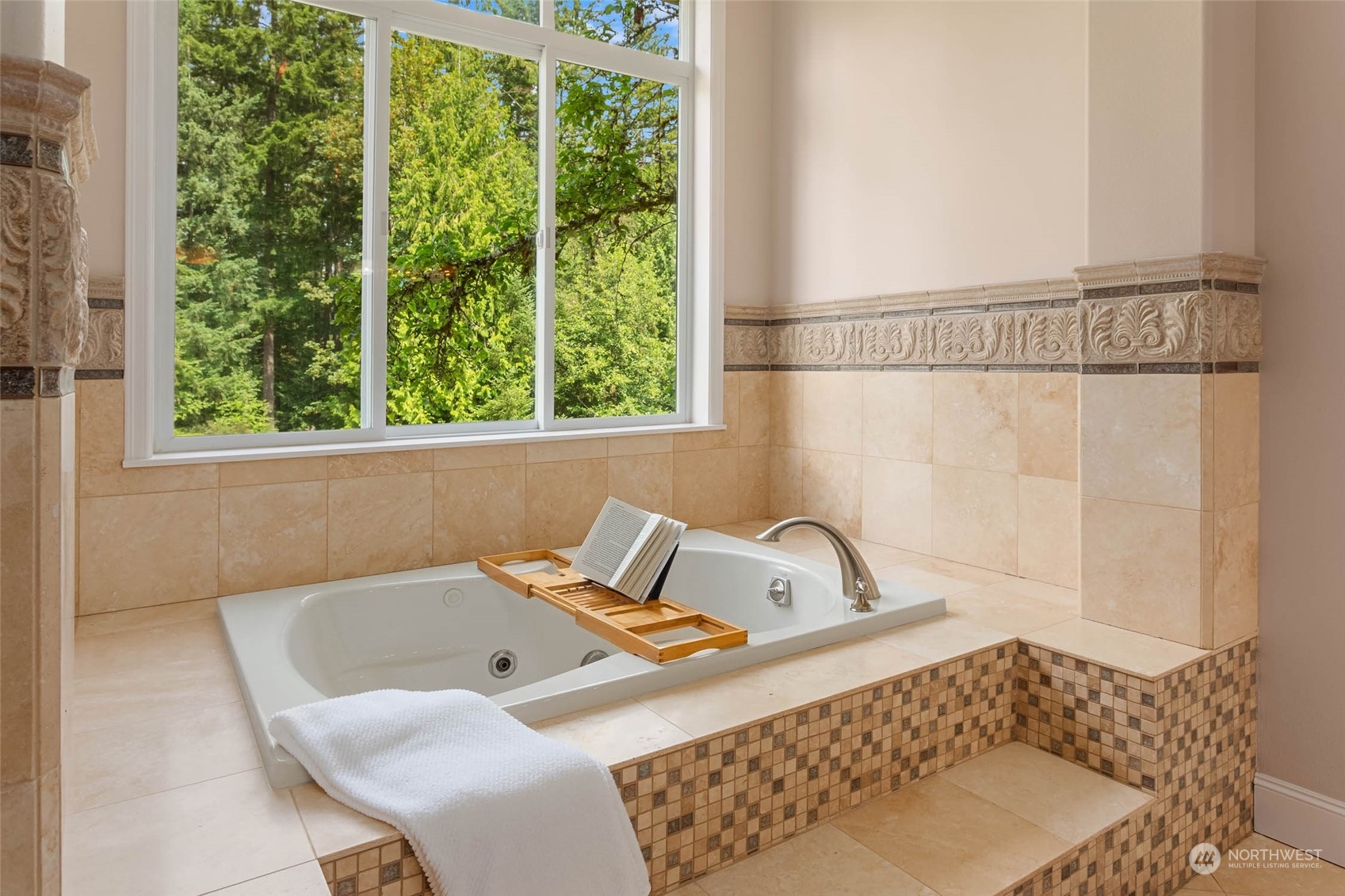 Soaking Tub in Primary Bathroom