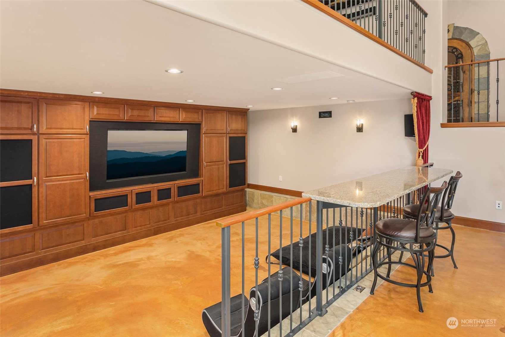 Theater Room in Entertainment Wing