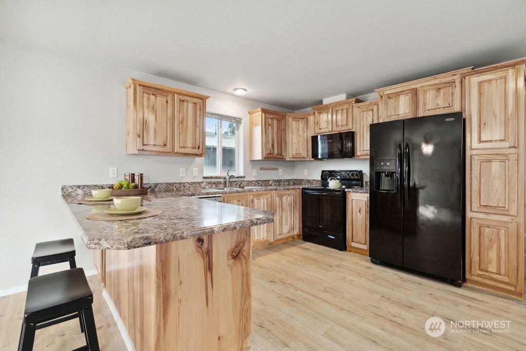 Spacious kitchen area