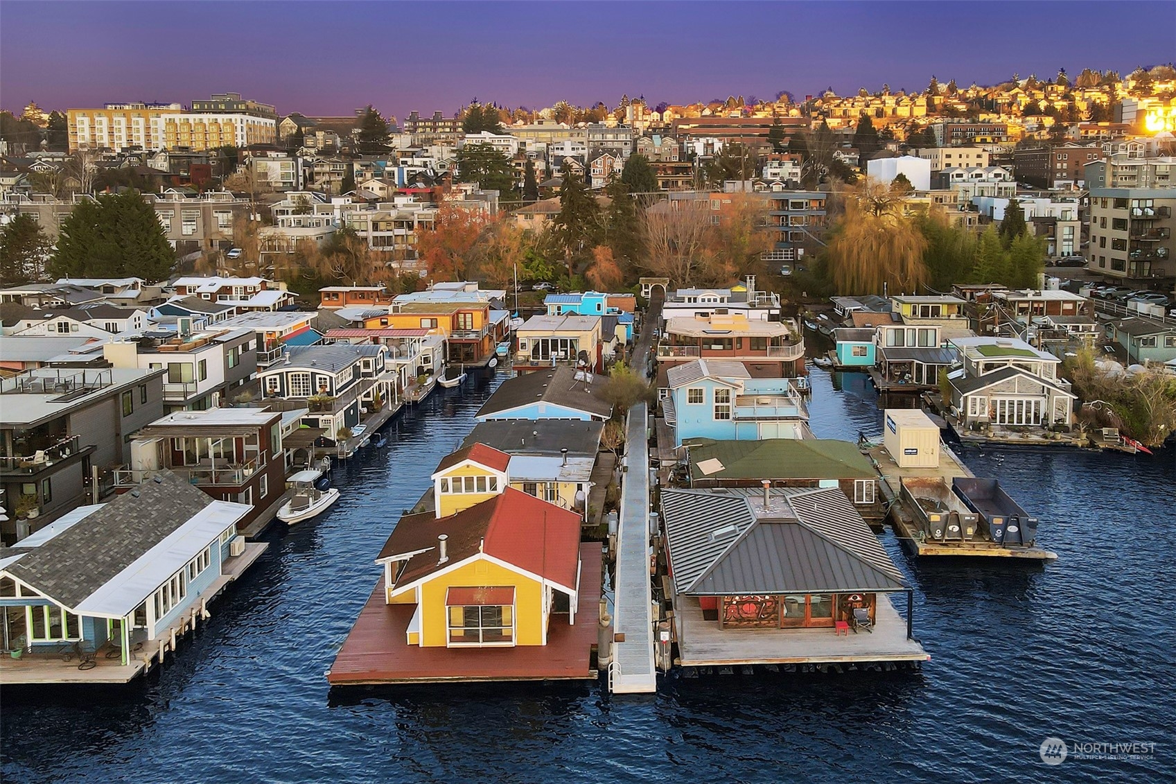 Stunning layers of the Eastlake neighborhood looking East.