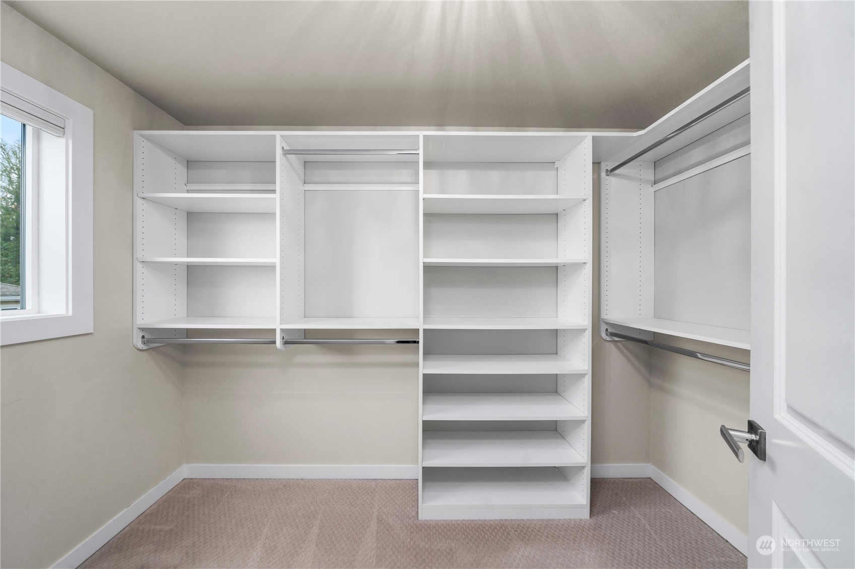 Primary closet with built-ins