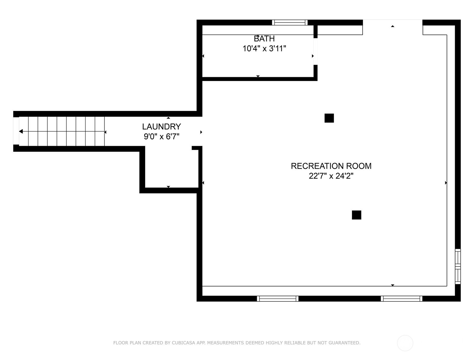 Lower Level floor plan